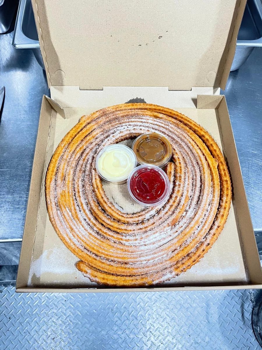 Large spiral churro
