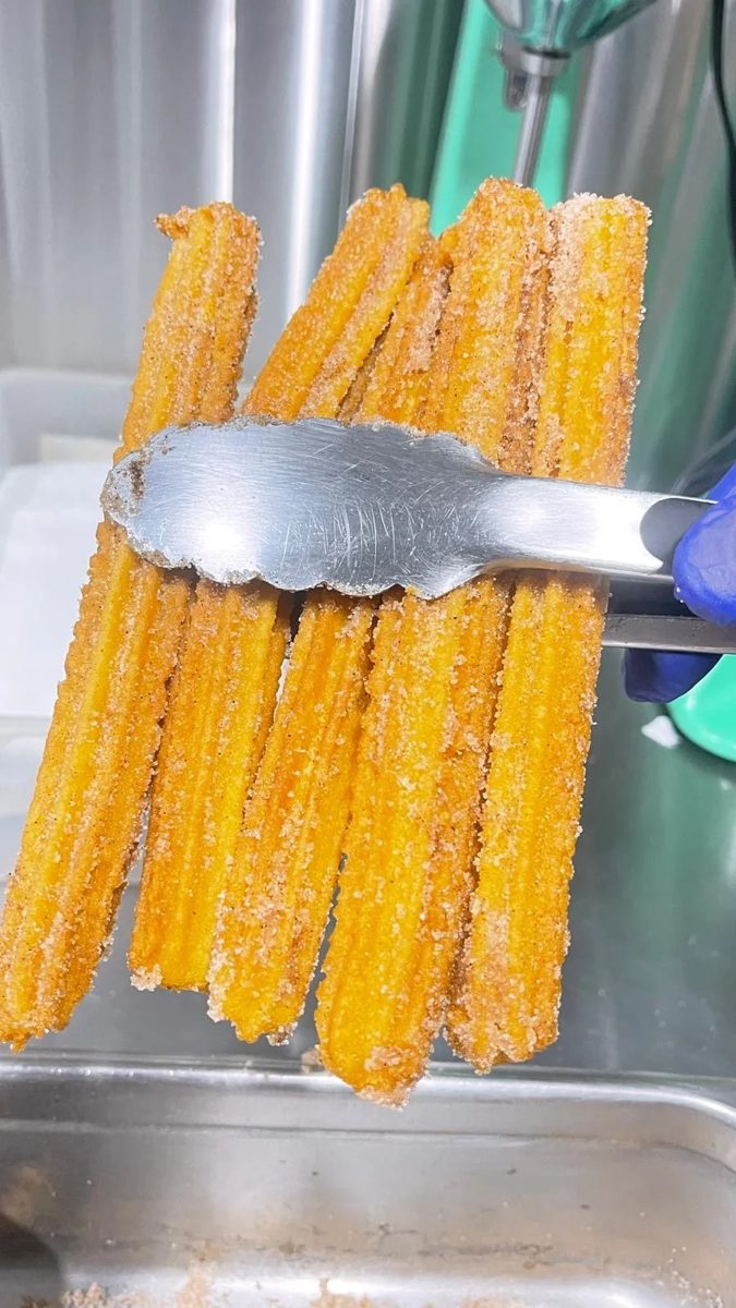 Freshly made churros